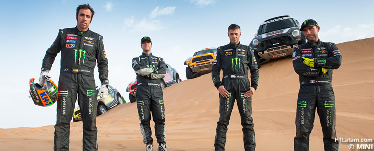 MINI se alista para refrendar en 2014 el título del exigente Rally Dakar
 