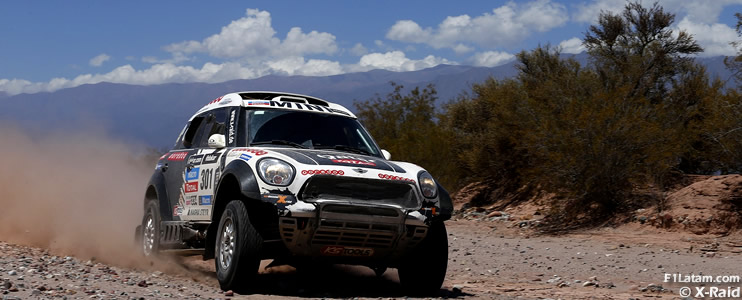 Nasser Al-Attiyah se lleva la victoria tras cruzar la Cordillera de Los Andes - Rally Dakar 2014 - Día 8 