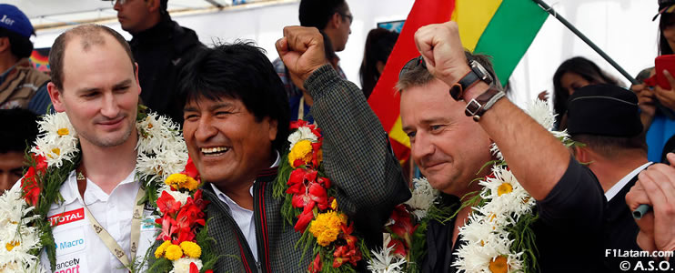 Día histórico en Bolivia al recibir por primera vez una etapa del Rally Dakar 
 