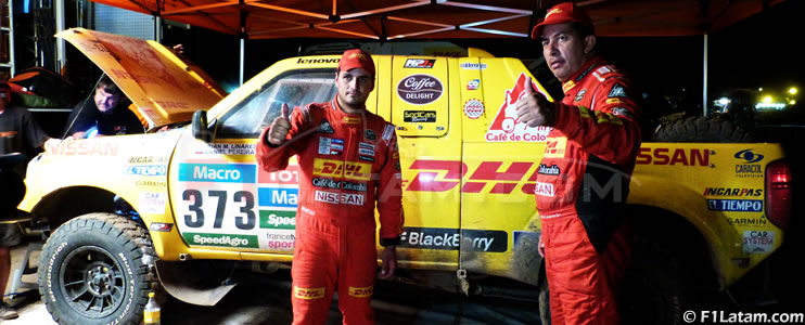 ESPECIAL: Juan Manuel Linares y Daniel Pereira culminan con éxito el Rally Dakar 2015 en la Nissan Navara