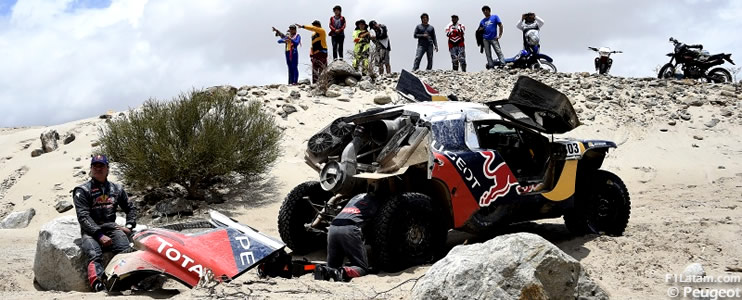 Peugeot Sport anuncia el retiro de Carlos Sainz del Rally Dakar Argentina-Bolivia 2016
 