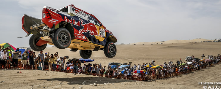 Nasser Al-Attiyah inicia marcando el ritmo en autos - Rally Dakar 2018 - Día 1