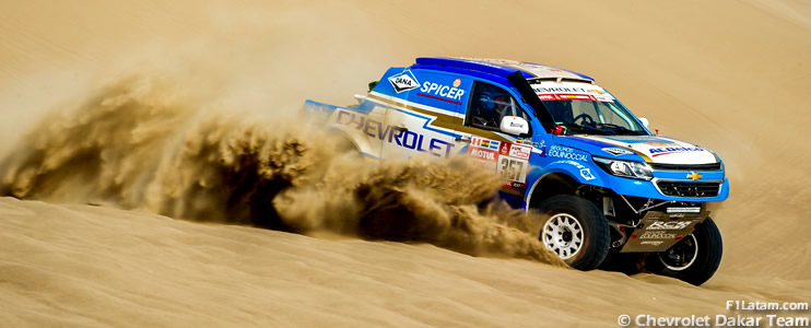 Rápido e inesperado abandono del equipo Chevrolet en el Rally Dakar 2018