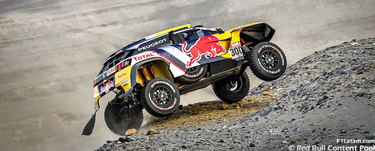 Peterhansel ganó la etapa y Loeb tuvo que abandonar - Rally Dakar 2018 - Día 5 