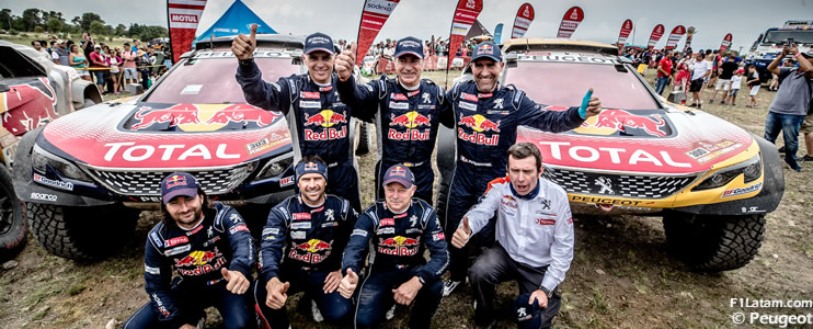 Sainz logró con Peugeot los máximos honores en el Rally Dakar Perú-Bolivia-Argentina 2018