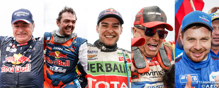 Sainz, Walkner, Casale, Varela y Nikolaev se coronan campeones del exigente Rally Dakar 2018