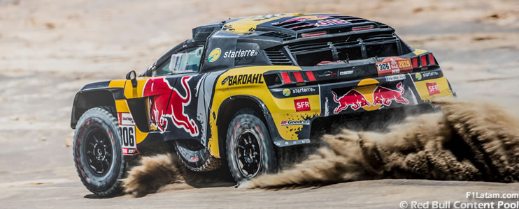 El francés Sébastien Loeb aceleró a fondo - Rally Dakar Perú 2019 - Día 8