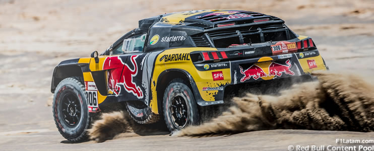 El francés Sébastien Loeb aceleró a fondo - Rally Dakar Perú 2019 - Día 8 
