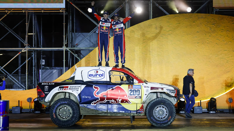 Nasser Al-Attiyah obtiene en Arabia Saudita su quinto título en el Rally Dakar