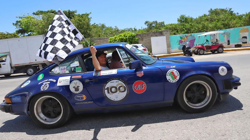 El Porsche 911 de 1978 logró el bicampeonato en el Rally Maya México 2021
