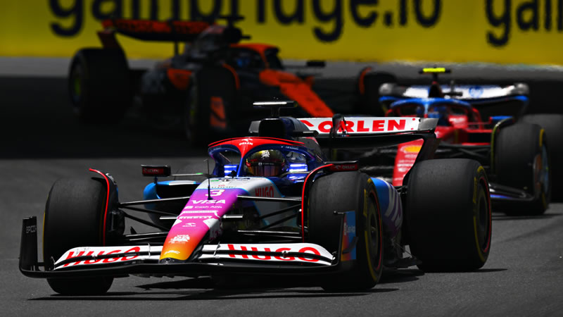 Parrilla de salida del Gran Premio de Miami  2024 tras penalización para Ricciardo 
