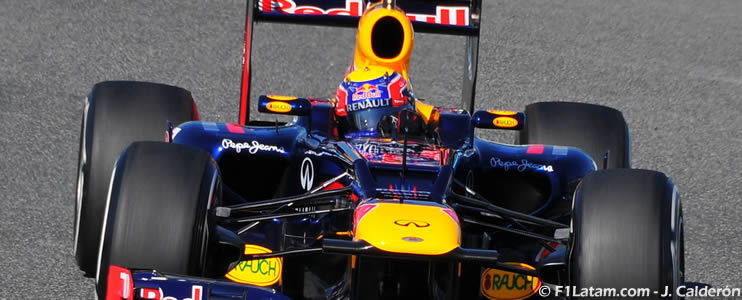 Mark Webber satisfecho y positivo con el nuevo Red Bull RB8 