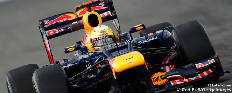 Vettel y Webber lamentan el poco rodaje - Reporte Viernes - GP de Alemania - Red Bull 