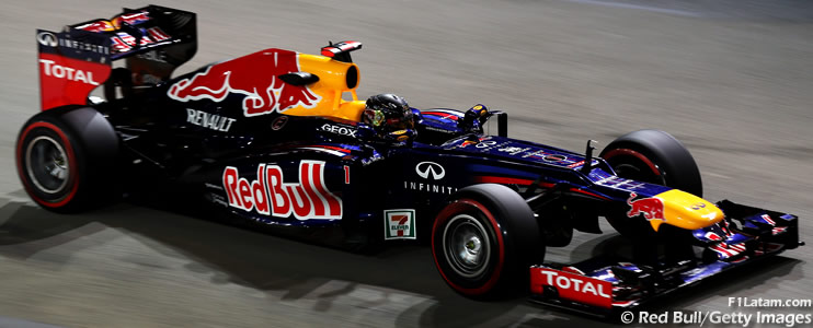 Sebastian Vettel sigue al comando de los tiempos - Reporte Pruebas Libres 3 - GP de Singapur 