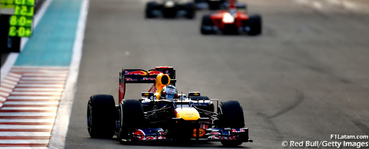 Sebastian Vettel pasó del pit lane al podium - Reporte Carrera - GP de Abu Dhabi - Red Bull 