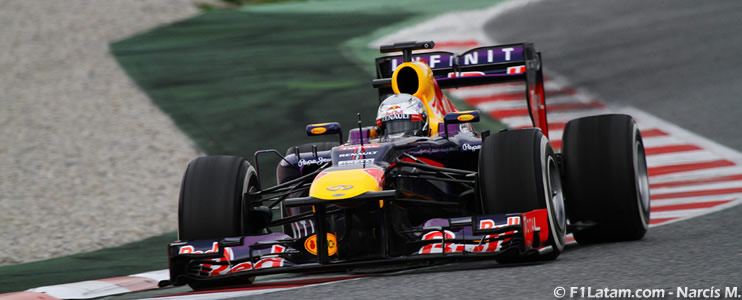 Satisfacción de Vettel y Webber por las tres semanas de tests con el nuevo Red Bull RB9 