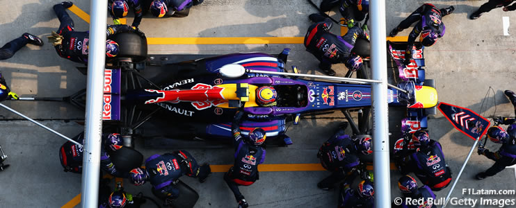 Red Bull estableció en Malasia un nuevo récord mundial de pit stop
 