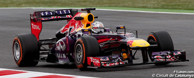 Vettel supera por un estrecho margen a Alonso y Webber  - Reporte Pruebas Libres 2 - GP de España 