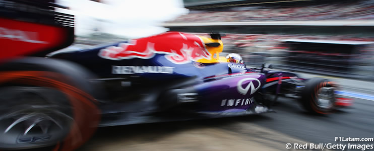 Tranquilidad por parte de Vettel y Webber - Reporte Viernes - GP de España - Red Bull 