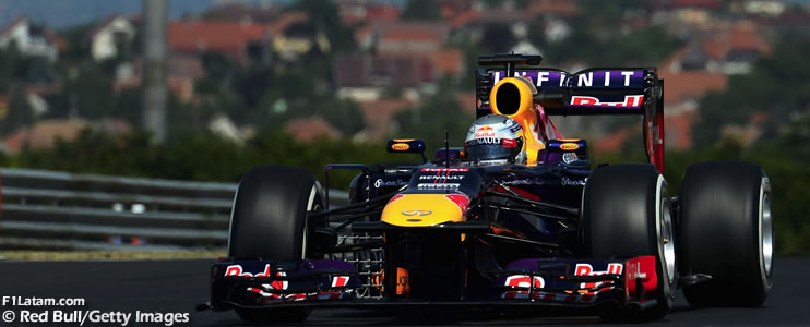 De nuevo Vettel y Webber fueron los más rápidos - Reporte Pruebas Libres 2 - GP de Hungría 