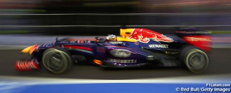 Pole para Vettel aunque con un pequeño susto - Reporte Clasificación - GP de Singapur - Red Bull 