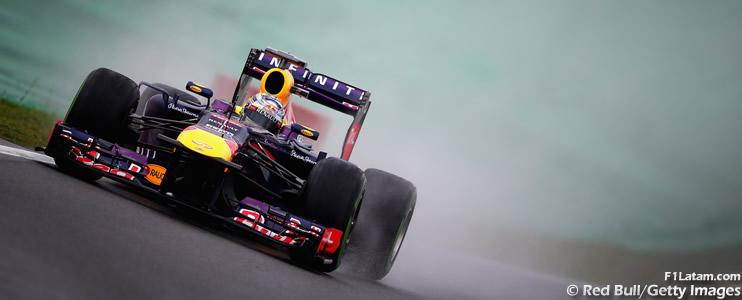 Ahorro importante de neumáticos por parte de Vettel y Webber - Reporte Viernes - GP de Brasil - Red Bull 