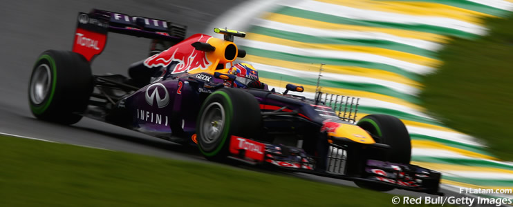 Mark Webber con el mejor tiempo sobre pista húmeda - Reporte Pruebas Libres 3 - GP de Brasil 
