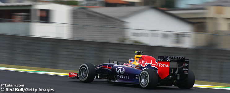 Ricciardo y Vettel desean lluvia en São Paulo - Reporte Viernes - GP de Brasil - Red Bull 
