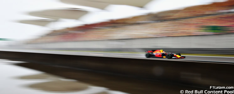 Verstappen adelante en corta sesión interrumpida por el clima - Reporte Pruebas Libres 1 - GP de China