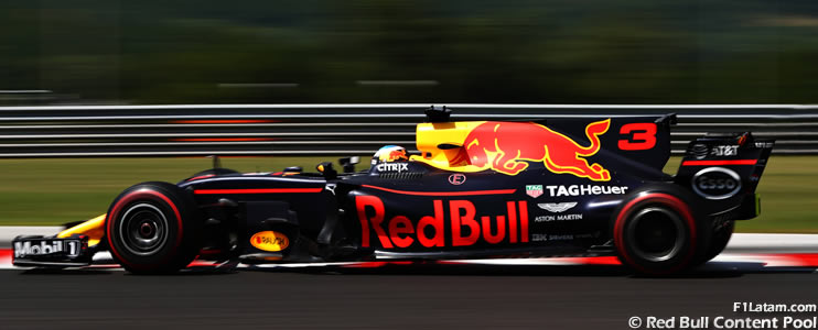 Ricciardo continúa al comando de los entrenamientos  - Reporte Pruebas Libres 2 - GP de Hungría 