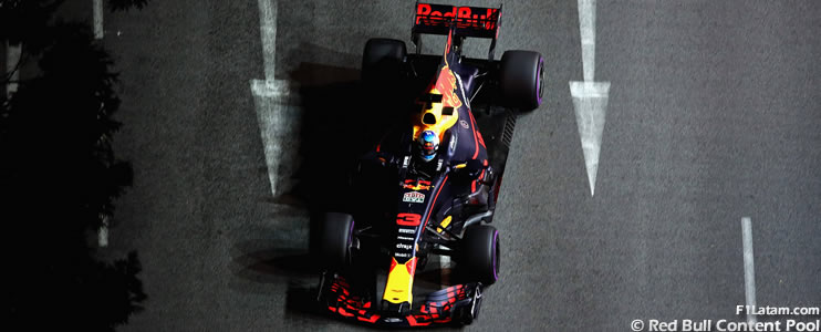 Ricciardo y Red Bull siguen imponiendo su velocidad - Reporte Pruebas Libres 2 - GP de Singapur