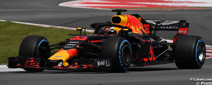 Verstappen fue el más rápido y Hamilton el más activo - Tests en Barcelona - Día 1 