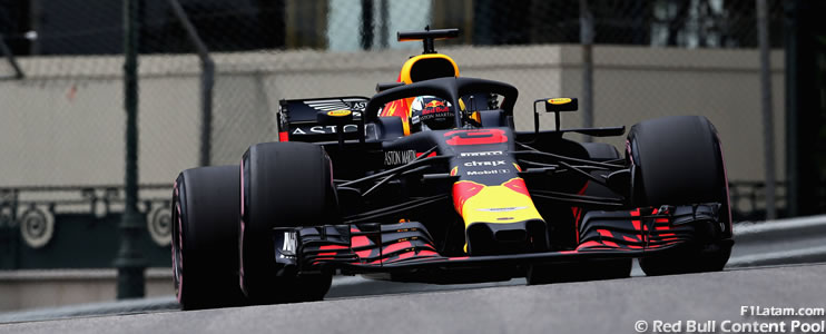 Ricciardo y Verstappen llenan de optimismo a Red Bull  - Reporte Pruebas Libres 1 - GP de Mónaco