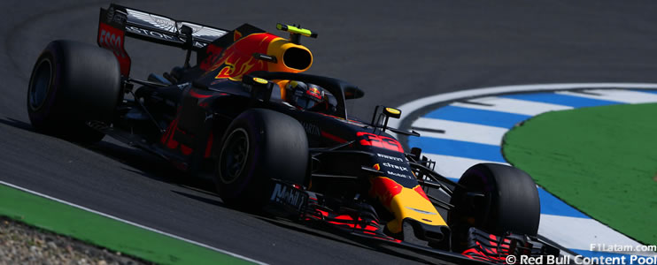 Verstappen dejó de nuevo a Red Bull adelante - Reporte Pruebas Libres 2 - GP de Alemania
