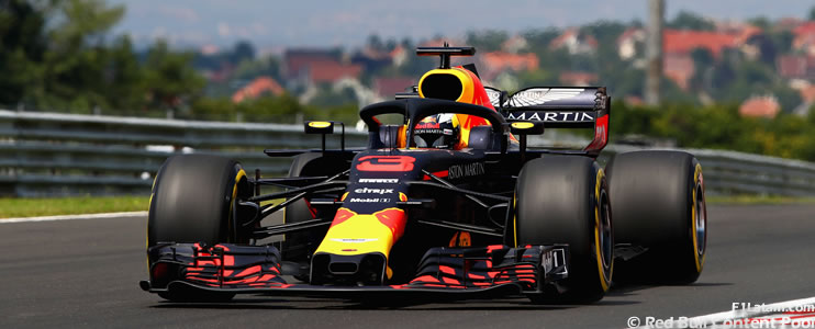 Ricciardo logró el mejor tiempo - Reporte Pruebas Libres 1 - GP de Hungría 