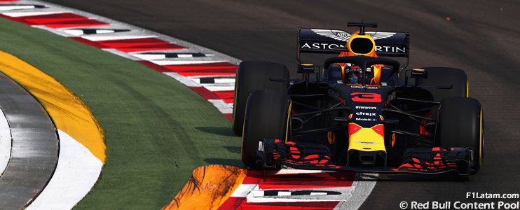 Ricciardo y Verstappen al comando de las pruebas - Reporte Pruebas Libres 1 - GP de Singapur 