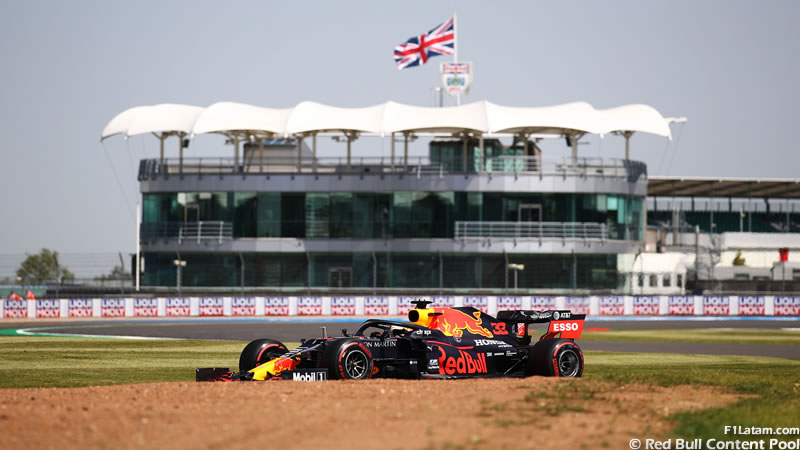 Max Verstappen inicia adelante en Silverstone - Reporte Pruebas Libres 1 - GP de Gran Bretaña