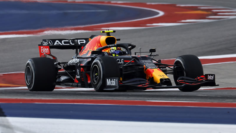 Checo Pérez lidera la sesión vespertina en Austin - Reporte Pruebas Libres 2 - GP de Estados Unidos 
