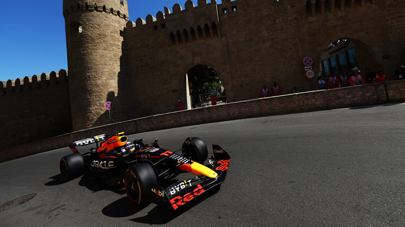 Checo Pérez termina como el más veloz - Reporte Pruebas Libres 3 - GP de Azerbaiyán 