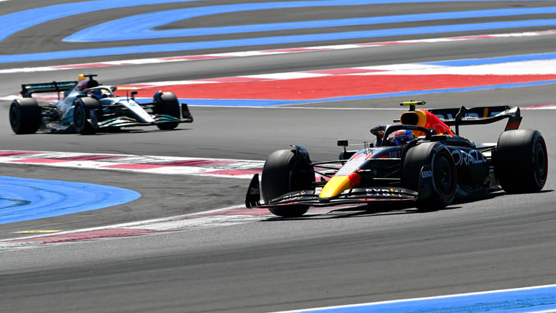 Sergio 'Checo' Pérez se quedó sin podio en el cierre del Gran Premio de Francia 
