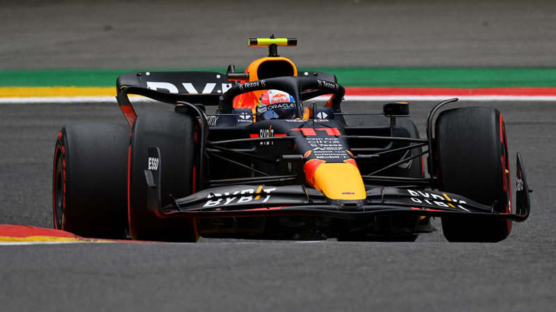 Pérez lidera el 1-2 de Red Bull previo a la Qualy - Reporte Pruebas Libres 3 - GP de Bélgica 