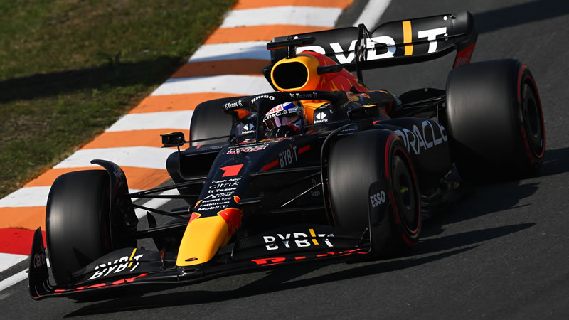 Jornada complicada para Verstappen y Pérez en el primer día de actividad en Zandvoort 