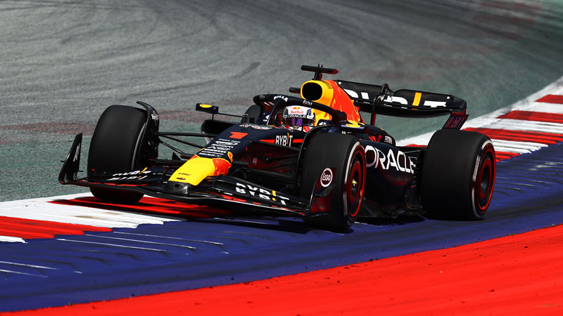 Verstappen por delante de los Ferrari de Sainz y Leclerc - Reporte Pruebas Libres 1 - GP de Austria 