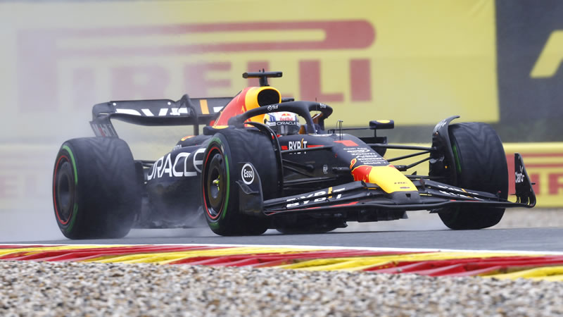 Grilla de partida del GP de Bélgica 2023 tras penalización para Verstappen y Magnussen 