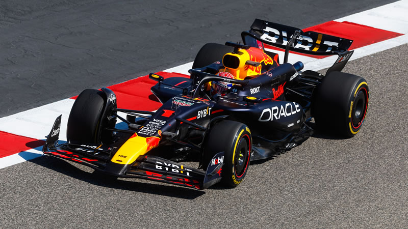 Max Verstappen y el Red Bull RB20 al comando de los tiempos - Tests Bahrein - Día 1 