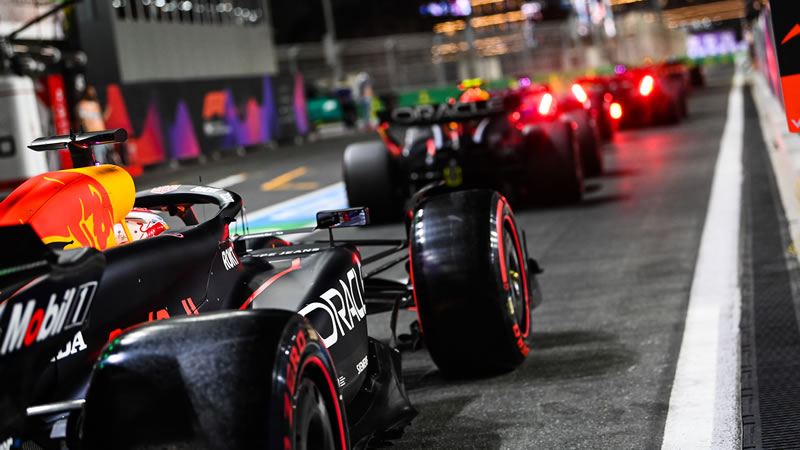 Parrilla de salida del Gran Premio de Arabia Saudita 2024 