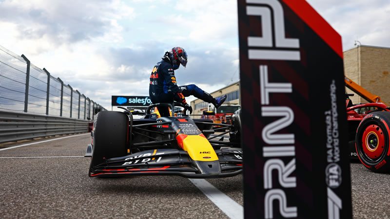 Verstappen sobresale y asegura el primer lugar de partida - Reporte Sprint Qualifying - GP de Estados Unidos 