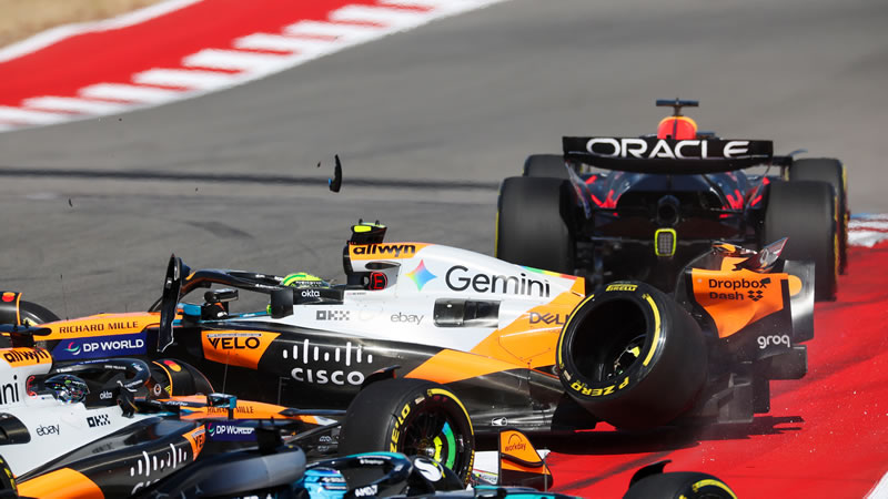 Verstappen gana y aprovecha el desastre de los McLaren - Reporte Sprint - GP de Estados Unidos