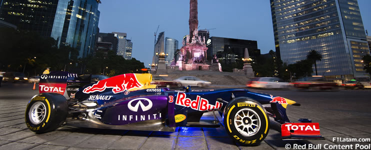 Ciudad de México se alista para el Show Run de Red Bull con Ricciardo y Sainz
 