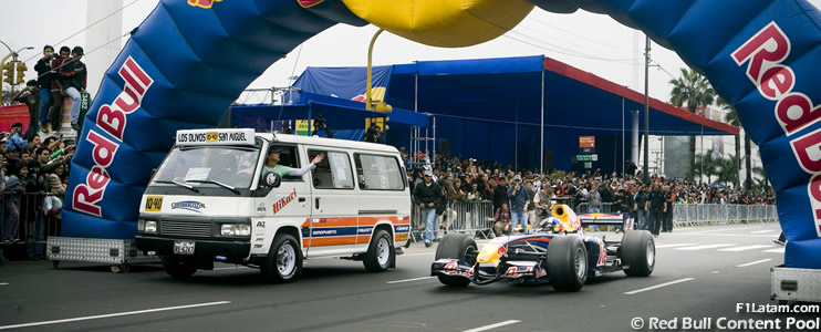 La escudería Red Bull realizará de nuevo un roadshow de Fórmula 1 en Perú
